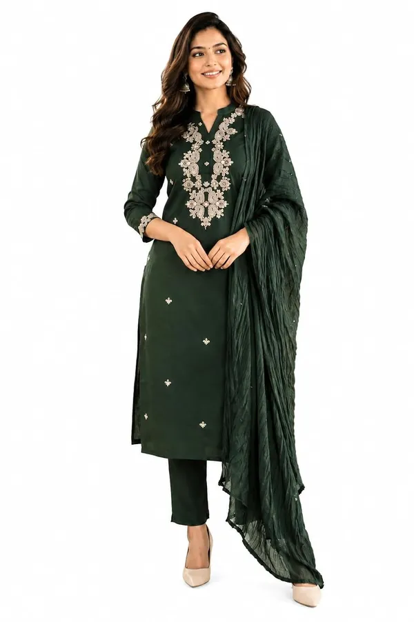 Women_S_Cotton_Embroidered_Kurti_Pant_Dupatta_Set