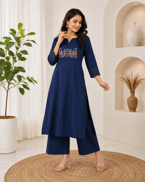 Women_S_Cotton_Embroidered_Kurti_With_Pant_Set