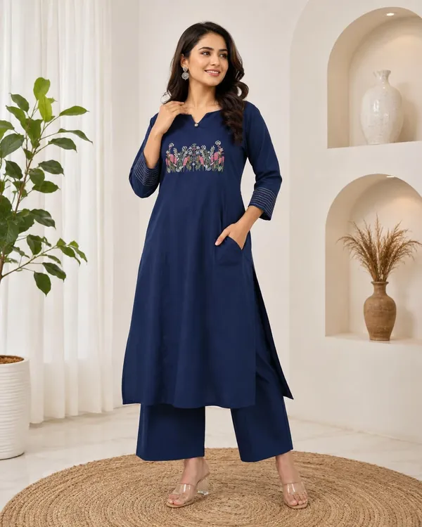 Women_S_Cotton_Embroidered_Kurti_With_Pant_Set