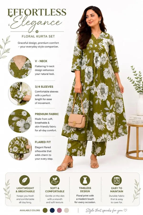 Women_S_Cotton_Kurti_With_Pant_Set