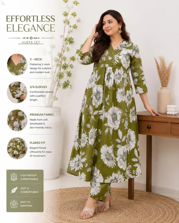Women_S_Cotton_Kurti_With_Pant_Set