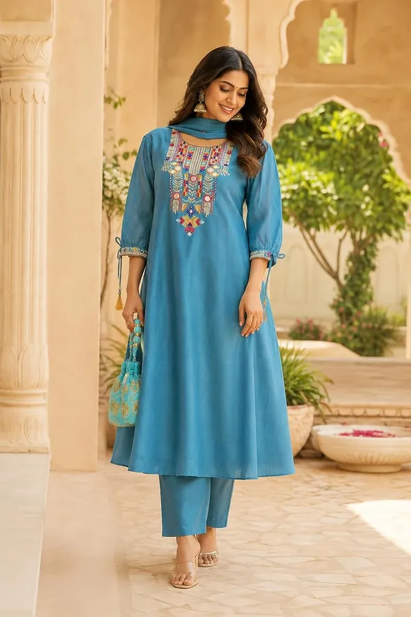 Women_S_Cotton_Embroidered_Kurti_With_Pant_And_Dupatta_Set