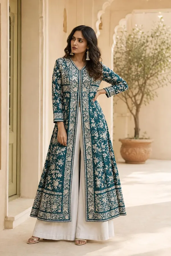 Women_S_Cotton_Embroidery_Kurti_With_Palazzo_Set