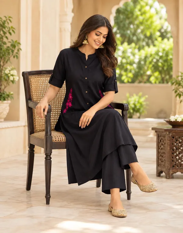 Women_S_Cotton_Embroidered_Kurti_With_Palazzo
