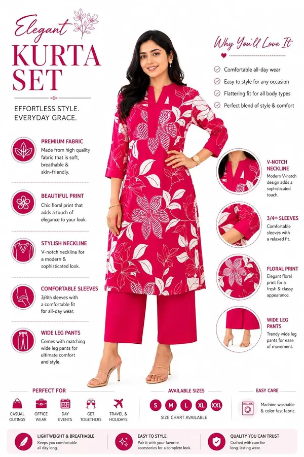 Women_S_Cotton_Kurti_With_Pant_Set