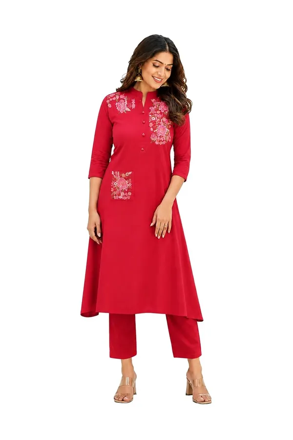 Women_S_Cotton_Kurti_With_Pant