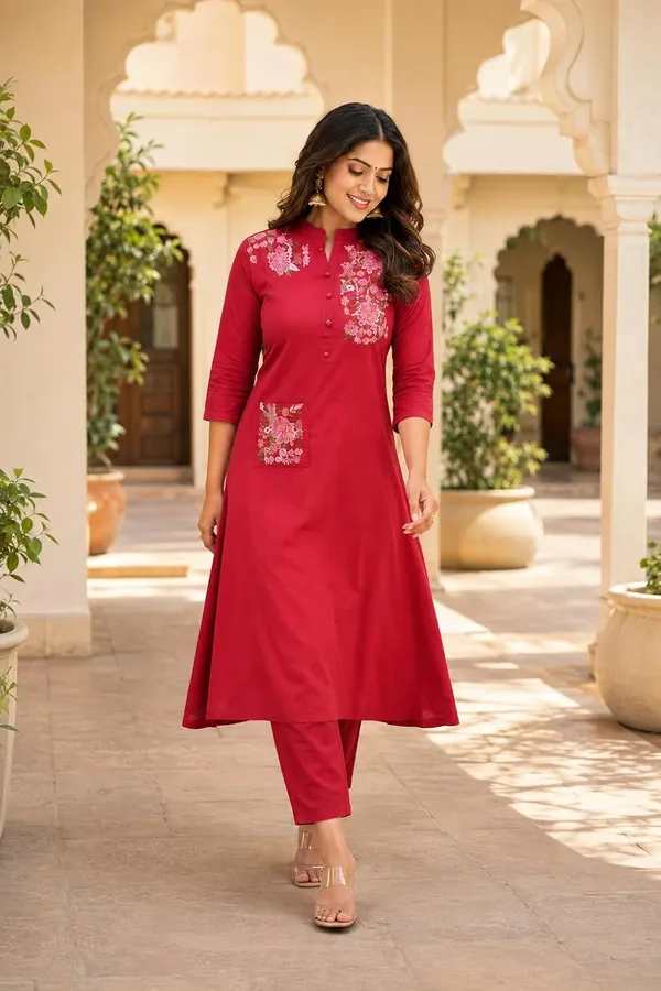 Women_S_Cotton_Kurti_With_Pant