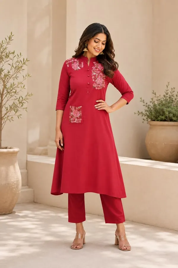 Women_S_Cotton_Kurti_With_Pant