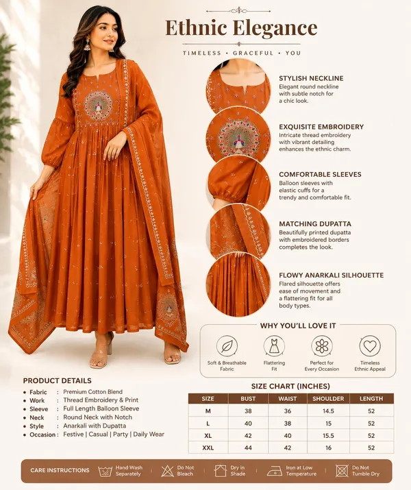 Women_S_Cotton_Embroidered_Anarkali_Kurti_With_Dupatta_Set