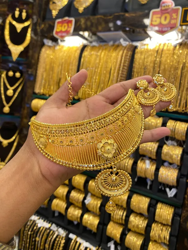 Gold_Plated_Calcutta_Style_Choker_Heavy