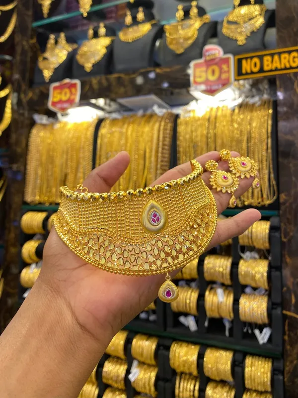 Gold_Plated_Calcutta_Style_Choker_Heavy