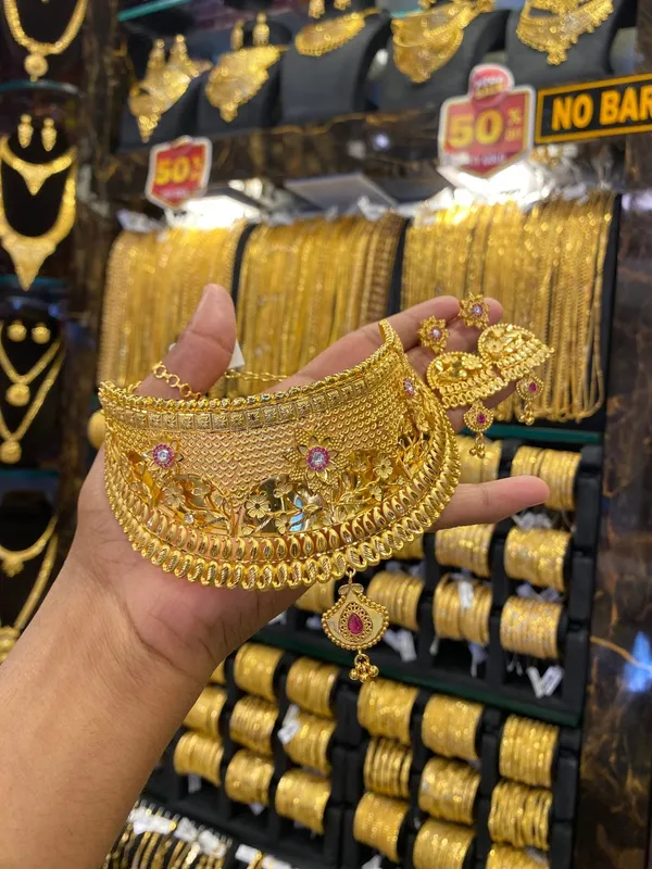 Gold_Plated_Calcutta_Style_Choker_Heavy