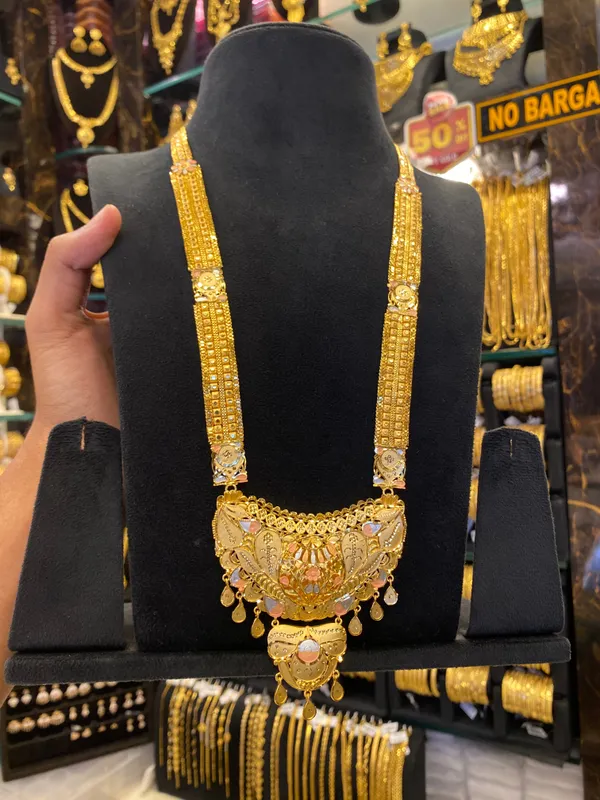 Indian_Style_Long_Set_Tri_Mix_Gold_Plated