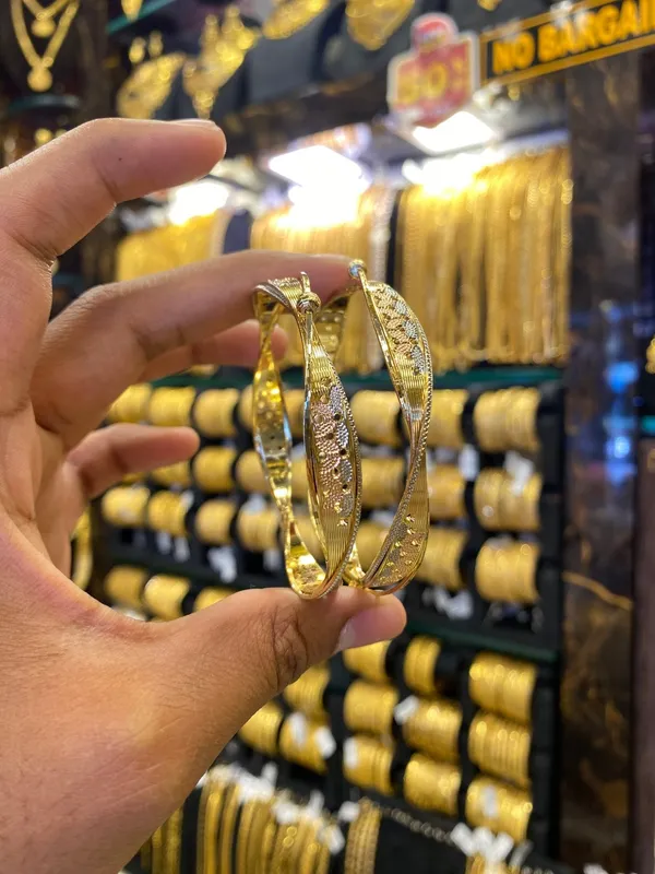 Arabic_Bangles_2Pcs_Rhodium_Plated