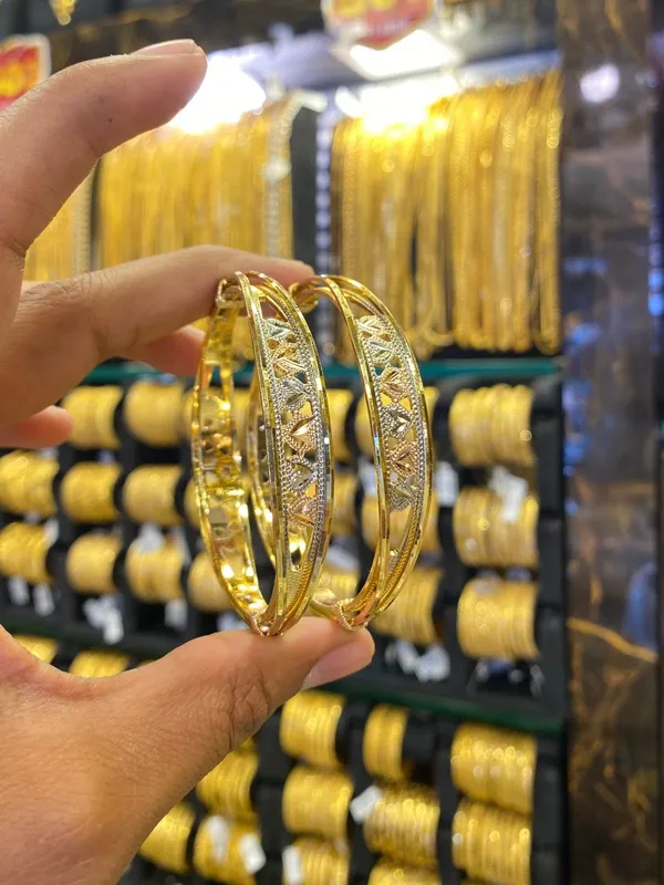 Arabic_Style_Bangle_2Pcs_Rhodium_Plated