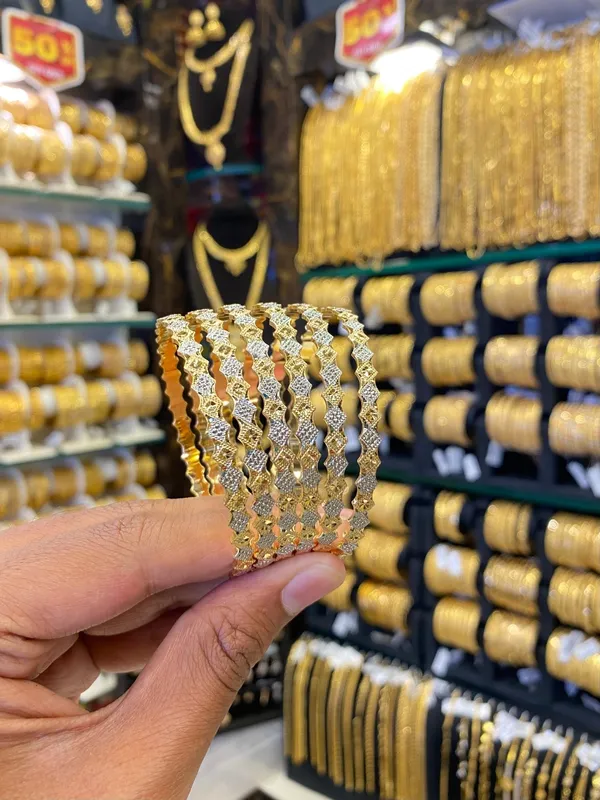Arabic_Bangles_6Pcs_Set_Sleek_Style