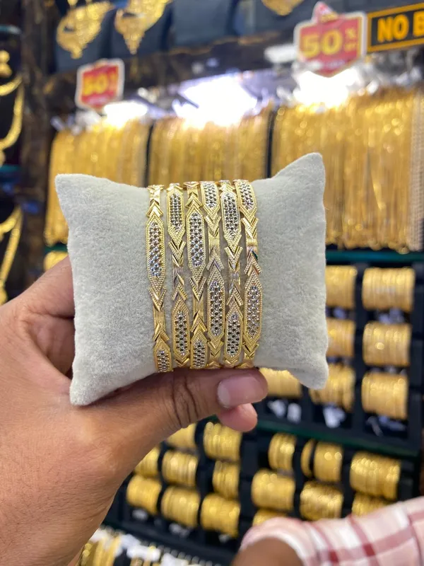 Arabic_Bangles_6Pcs_Set_Sleek_Style