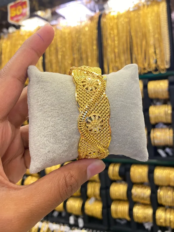 Gold_Plated_Kada_Bangle_Screw_Type_1Pcs