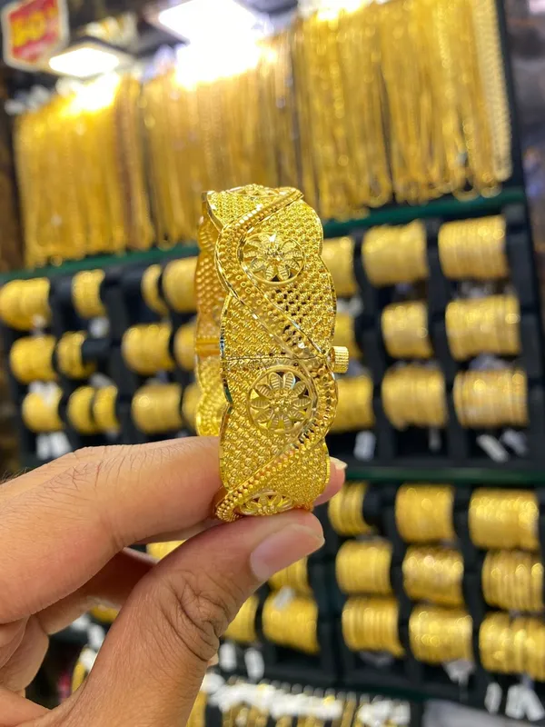 Gold_Plated_Kada_Bangle_Screw_Type_1Pcs