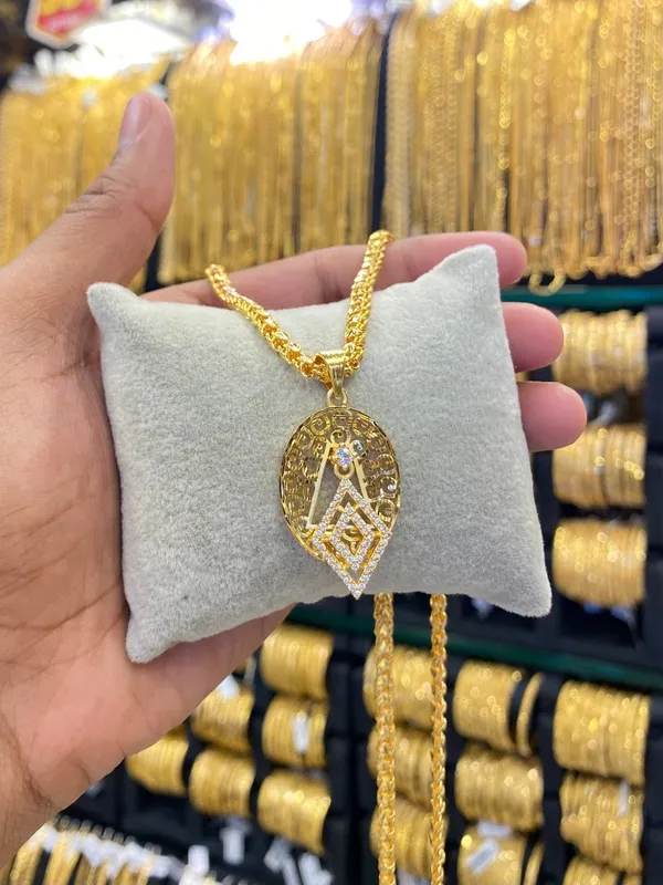 Gold_Plated_Pendant_Chain_Cz_Stone_24_Length