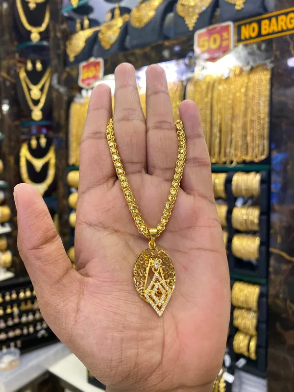 Gold_Plated_Pendant_Chain_Cz_Stone_24_Length