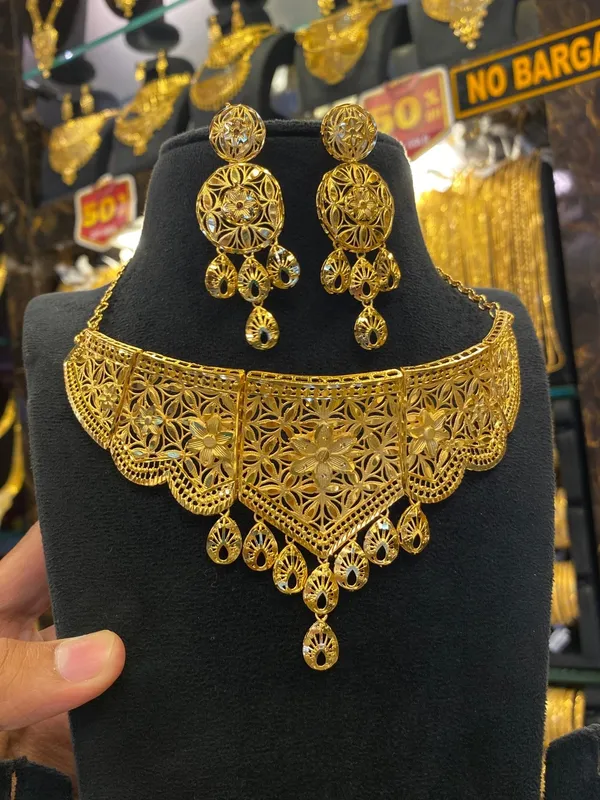 Turkish_Style_Chocker_Set_Gold_Plated