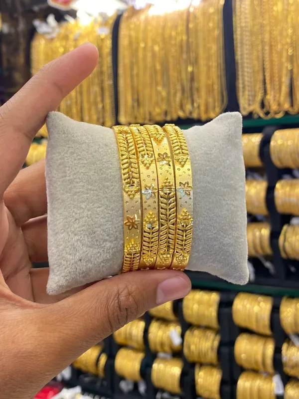 Gold_Plated_Bangle_4Pcs_Full_Gold