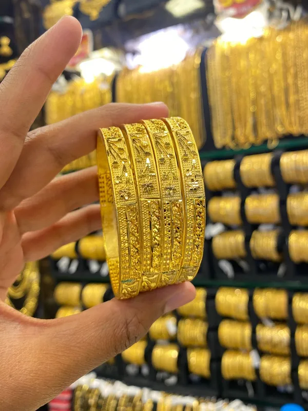 Gold_Plated_Bangle_4Pcs_Full_Gold