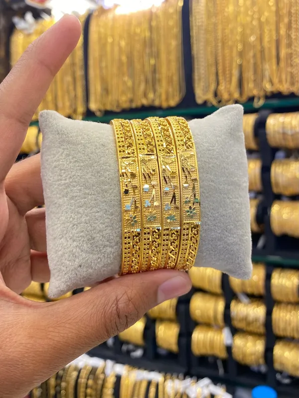 Gold_Plated_Bangle_4Pcs_Full_Gold