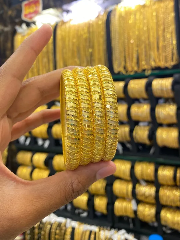 Gold_Plated_Bangle_4Pcs_Full_Gold
