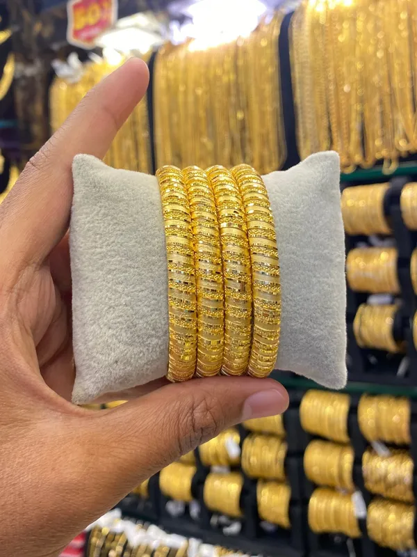Gold_Plated_Bangle_4Pcs_Full_Gold