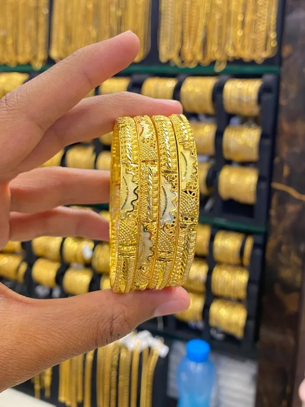 Gold_Plated_Bangle_4Pcs_Full_Gold