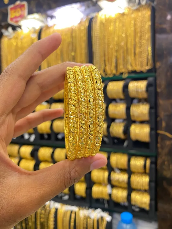 Gold_Plated_Bangle_4Pcs_Full_Gold