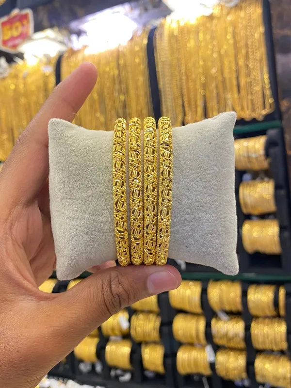 Gold_Plated_Bangle_4Pcs_Full_Gold