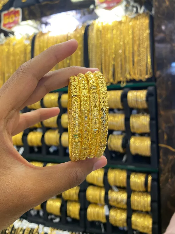 Gold_Plated_Bangle_4Pcs_Full_Gold