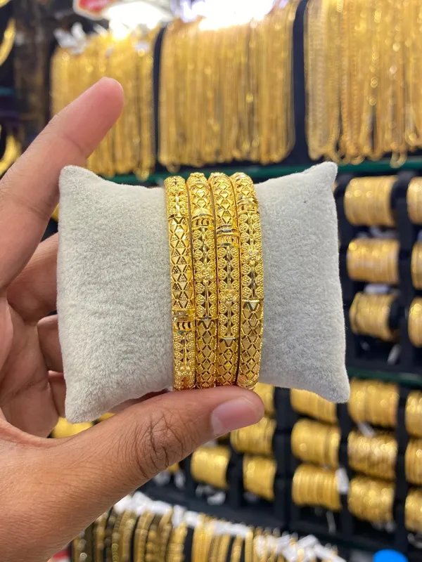 Gold_Plated_Bangle_4Pcs_Full_Gold