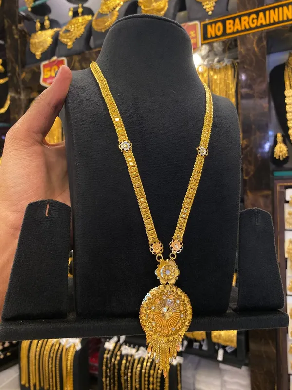 Indian_Style_Long_Set_Tri_Mix_Gold_Plated
