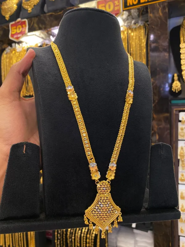 Indian_Style_Long_Set_Tri_Mix_Gold_Plated