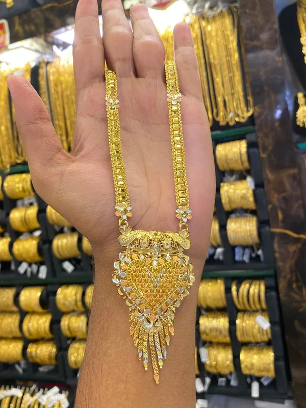 Indian_Style_Long_Set_Tri_Mix_Gold_Plated