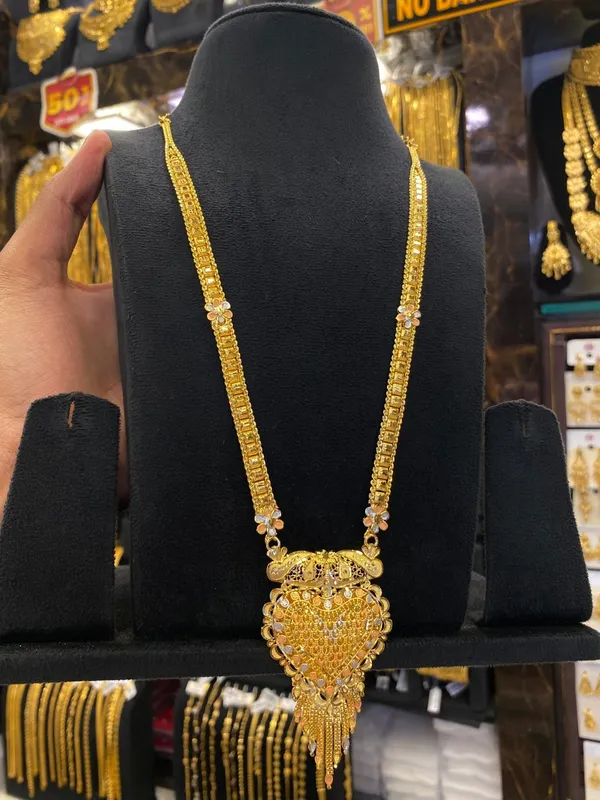 Indian_Style_Long_Set_Tri_Mix_Gold_Plated