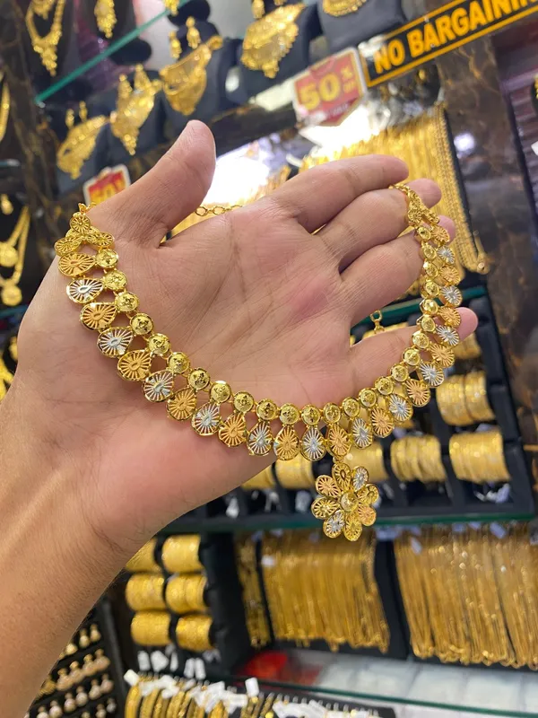 Turkish_Style_Neck_Set_Tri_Mix_Gold_Plated
