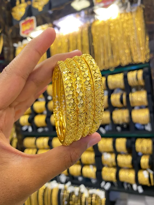 Gold_Plated_Bangles_4Pcs_Premium_Matte