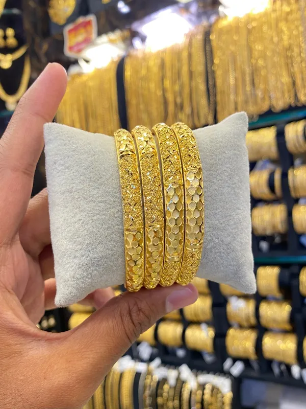 Gold_Plated_Bangles_4Pcs_Premium_Matte