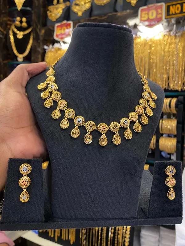 Turkish_Style_Neck_Set_Tri_Mix_Gold_Plated