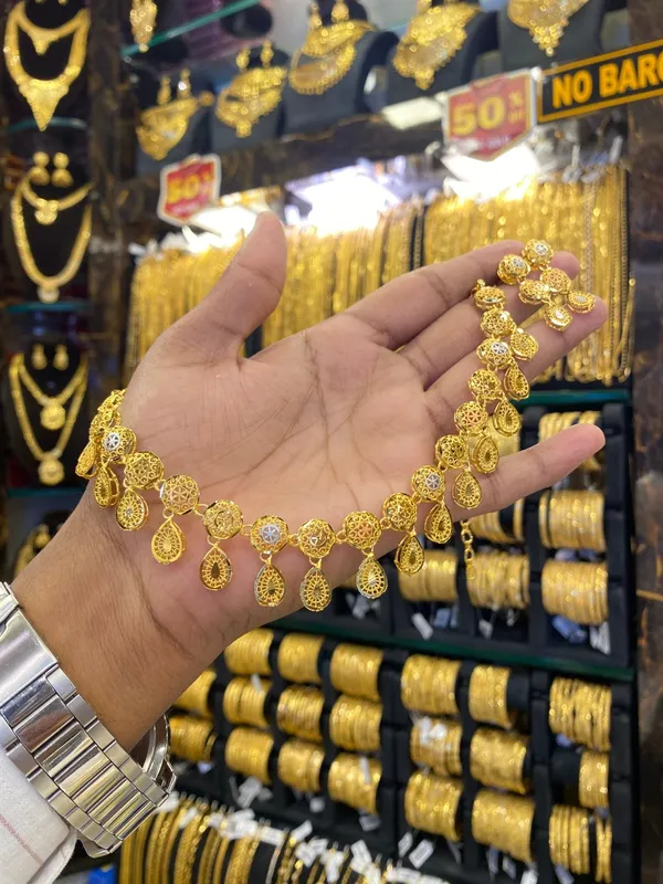 Turkish_Style_Neck_Set_Tri_Mix_Gold_Plated