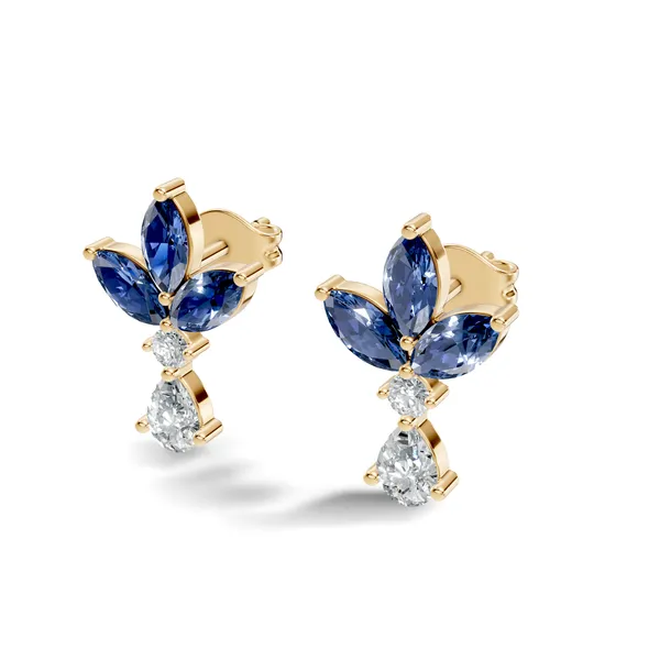 Blue_Floral_Drop_Earrings