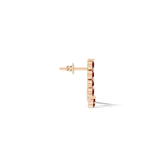 Red_Stone_Ear_Climber_Earrings_For_Women