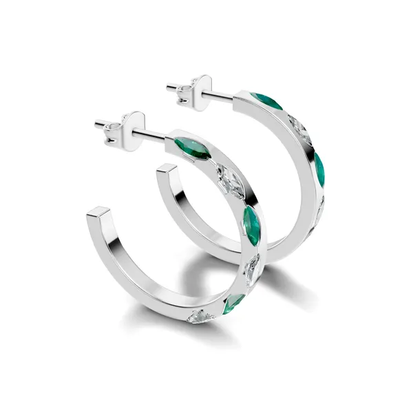 Rose_Stone_Studded_Hoop_Earrings_For_Women