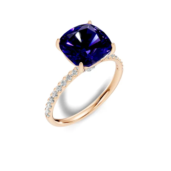 Rose_Blue_Gemstone_Ring_For_Women