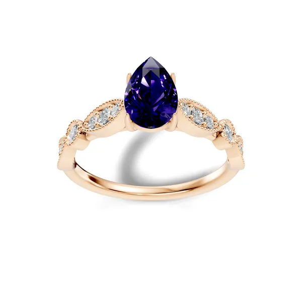 Blue_Stone_Embellished_Ring_For_Women